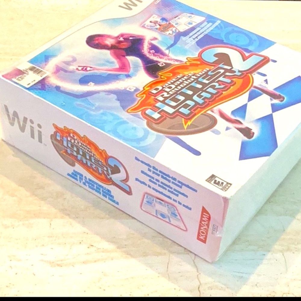 Dance Dance Revolution 2 & Dance Mat Hottest Party Nintendo Wii Game New In Box
